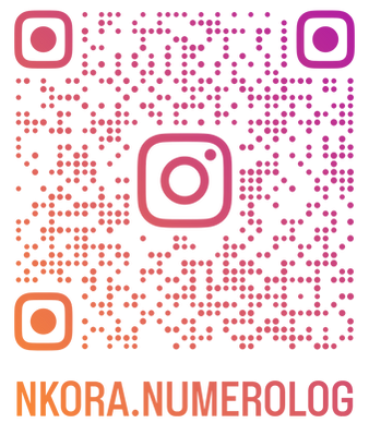 QR-код на Instagram @nkora.numerolog