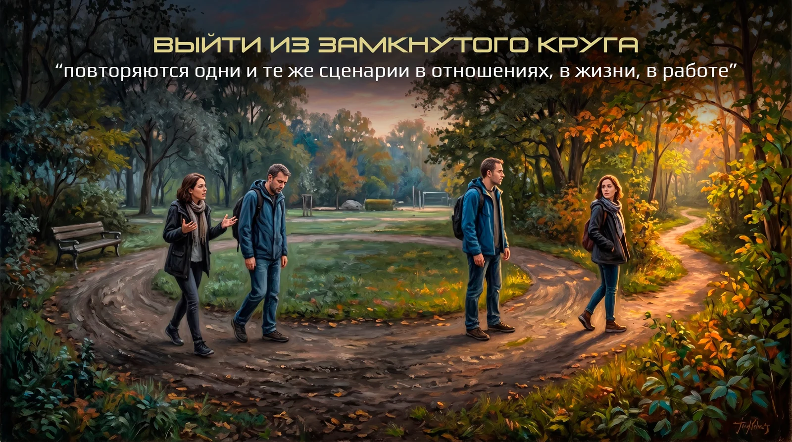 Выйти из замкнутого круга: повторяются одни и те же сценарии в отношениях, в жизни, в работе